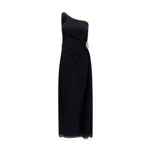 Oséree Black Polyamide Cocktail Women's Dress